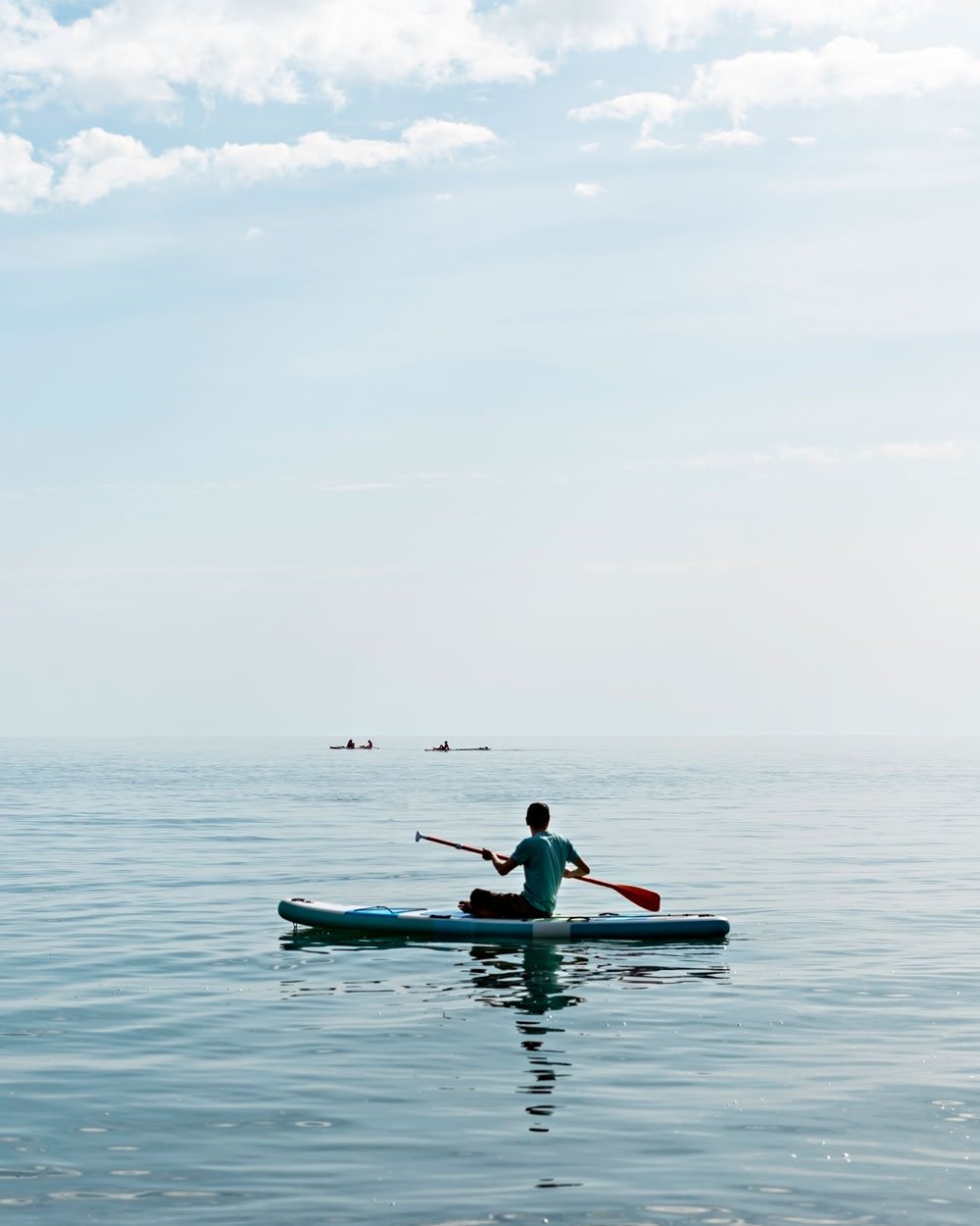 Man-in-kayak