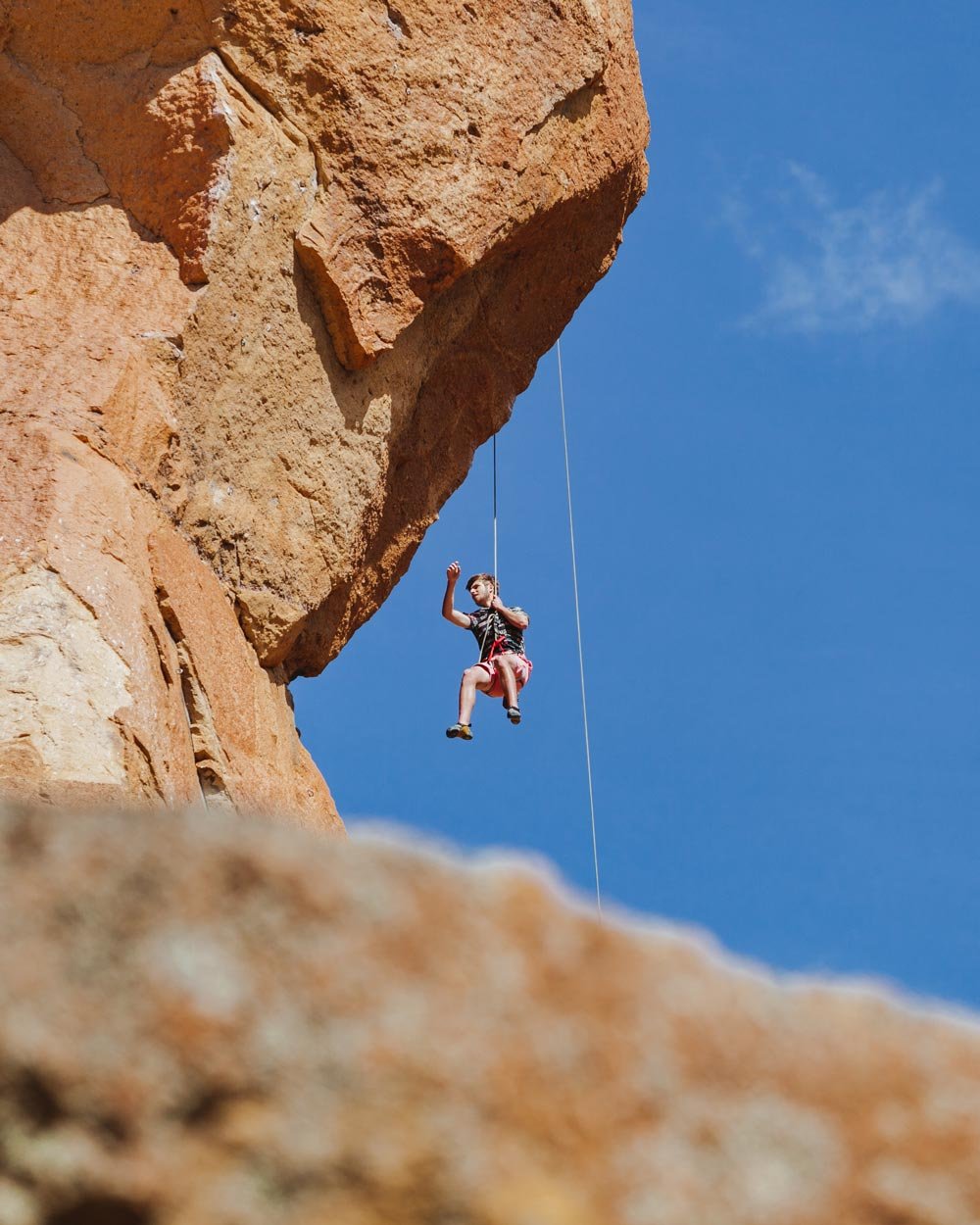 Man-mountain-climbing